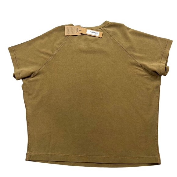 SKIMS New Vintage Cropped Raglan T-Shirt Sepia Womens Small - Picture 4 of 13